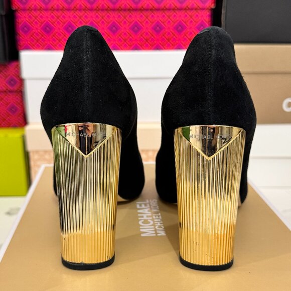 MICHAEL KORS Black Suede Paloma Pump - Picture 7 of 12